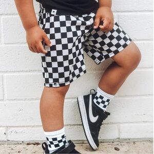 GH CHECK HYBRID WALK SHORTS SM (18M-24M)